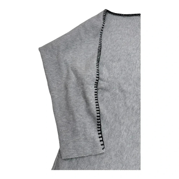 Vila Milano Gray Hooded Sweater - Picture 8 of 13